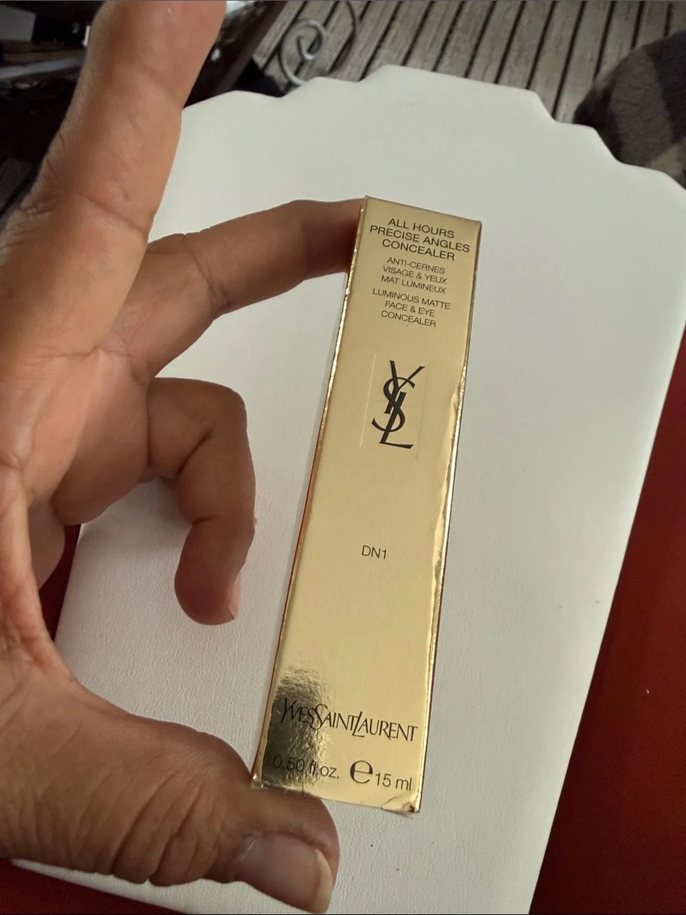 YSL All Hours Precise Angles Concealer DN1 – Full Size 15 ml